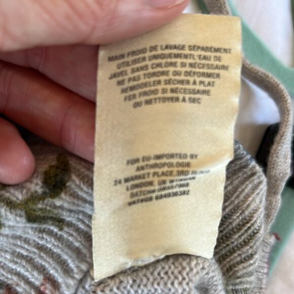 Gorgeous Anthropologie Angel of the North cashmere blend sweater. Size M - Picture 6 of 6